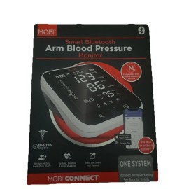 MOBI Smart Bluetooth Arm Blood Pressure Monitor -Systolic, Diastolic Pulse #279