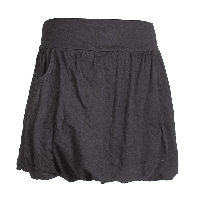Vishes - Alternative Clothing - Plain Women's Basic Bubble Skirt