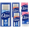 Q-Tips Hisopos de algodón, paquete variado, original, escudo de higiene