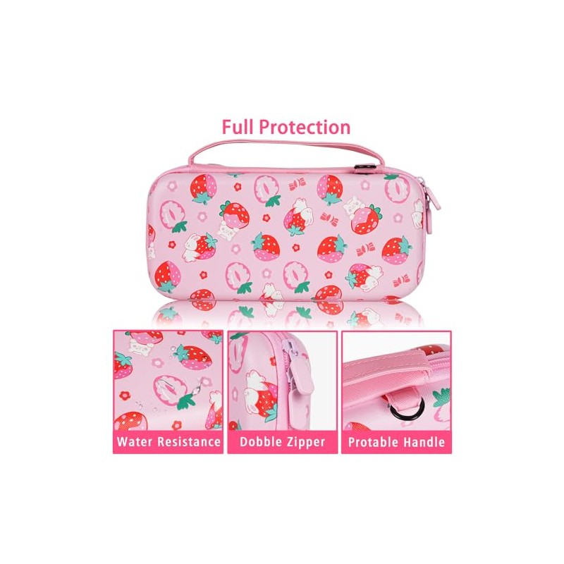 TIKOdirect Carrying Case for Switch OLED, Cute Travel Bag in