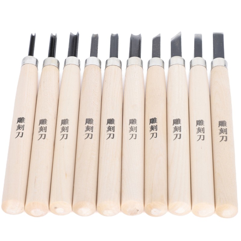 10Pcs Carving Knife Rubber Stamp DIY Stickers Engraving Pen Art