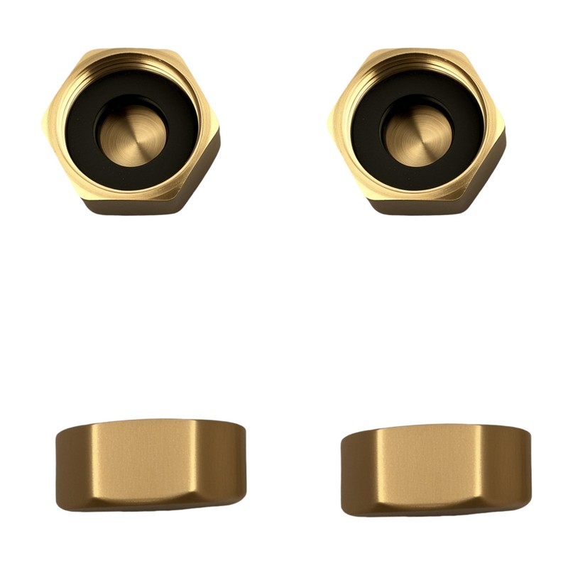 EFGTEK 4 Pack Inner Diameter 2.5 cm Garden Brass Hose