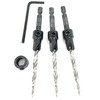 FTG USA Countersink Drill Bit Set for Wood with Tapered