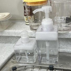 Transparent Empty Lotion Pump Dispenser Bottle 450ml 3ea