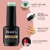Dan's Nails Rubber Base Gel Polish Coat (Iguana Green)
