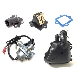 12 mm Carburettor Air Filter Intake Manifold Set for CPI Aragon, Generic Spin, Yamaha Aerox Neos
