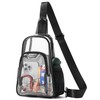 Mroede Clear Bag for Stadium Approved Events 4-Pockets Clear Sling