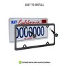 Aootf Carbon Fiber License Plate Frame- 100% Real Carbon Cloth