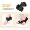 Ipetboom 1Pair Protective Heel Cover with Slip Design Heightening Cushion