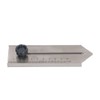 Sliding Line Ruler 0 To 100mm Stainless Steel Clear Scale