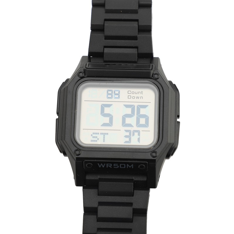 Digital Watch 50m Waterproof Backlit Display Electronic Watch with Alarm