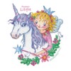 Spreadshirt Princess Lillifee On Unicorn Rosalie Stickers, Max. 10 x