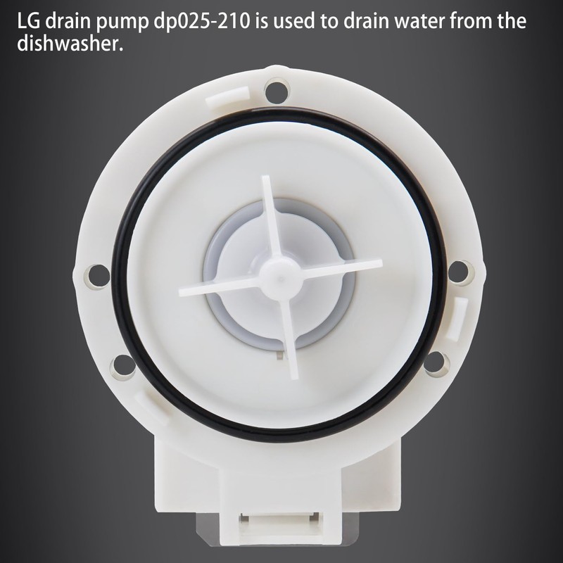 Siwdoy DP025-210 Dishwasher Drain Pump Compatible with LG Dishwasher