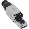 InLine 76204B RJ45 Connector Cat.6A 500 MHz, Field Assembled, Shielded,