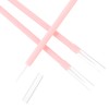 Honeydak 300 Pcs Disposable Eyeshadow Brushes Eyeliner Applicator Tool Pink