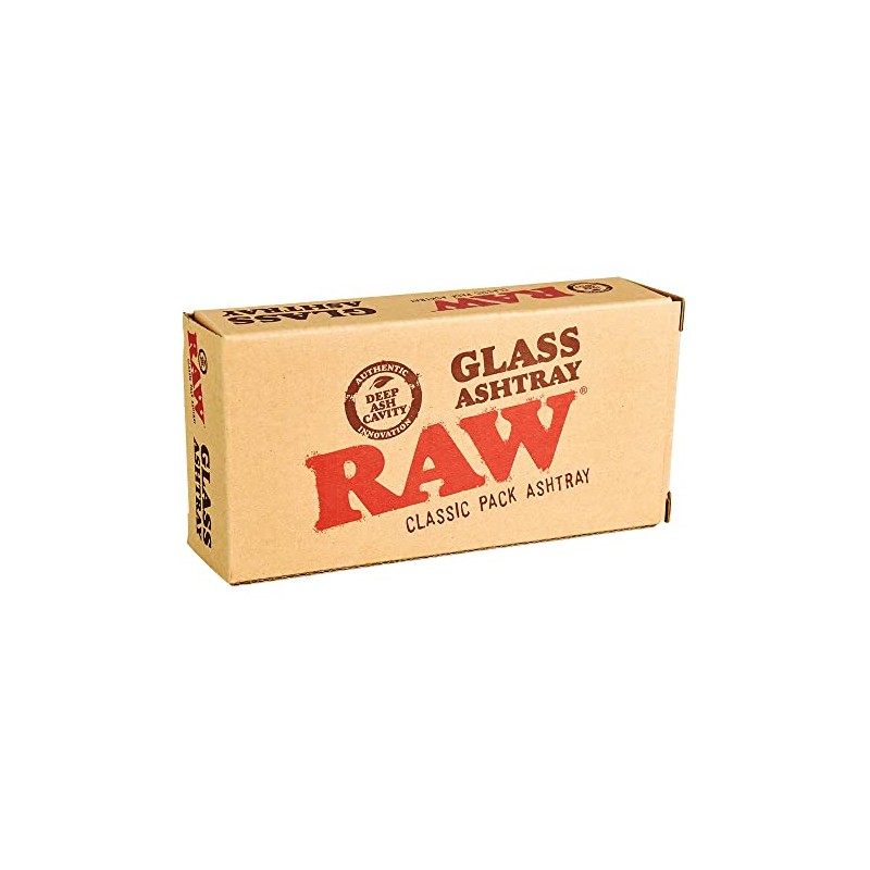 RAW Classic Glass Ashtray, Medium