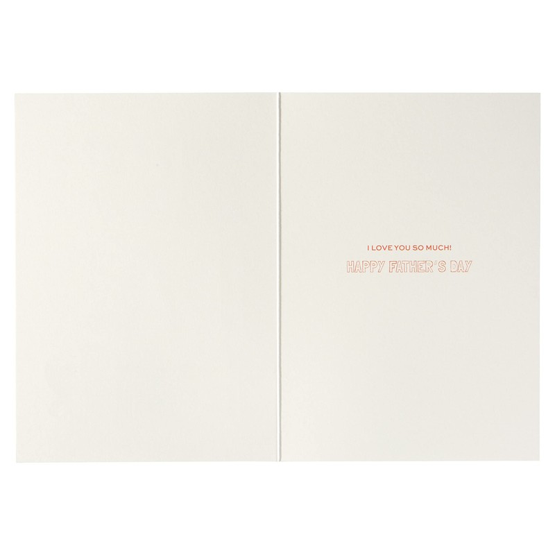 NIQUEA.D Father's Day Card, Best Dad Ever, Includes a Unique