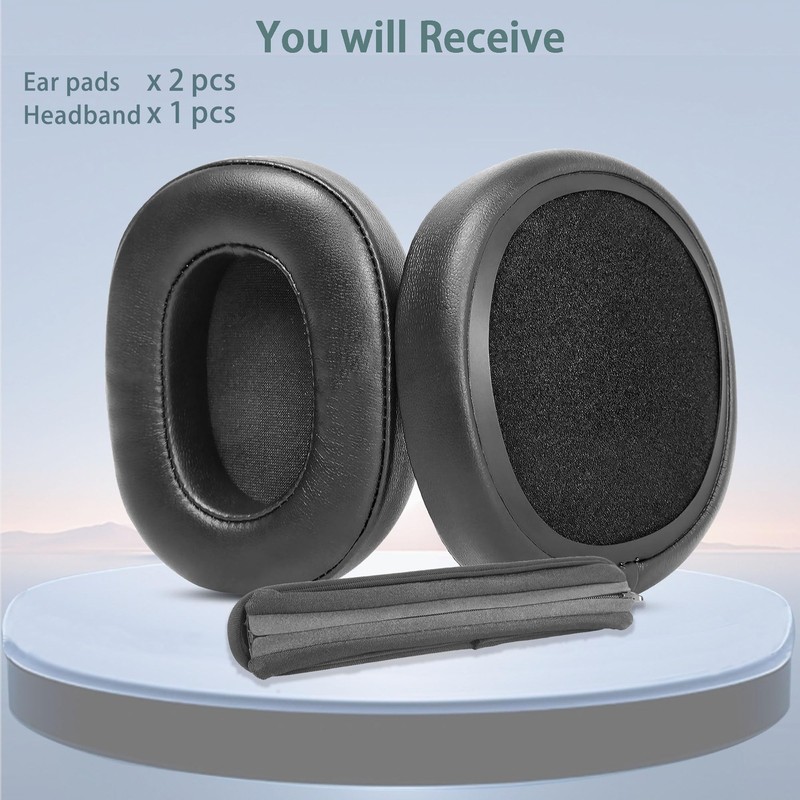 HAIZEEN Ear Pads and Headband Compatible with Skullcandy Crusher Wireless