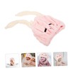 Gatuida Cute Hair Towel Wrap Cap Soft Microfiber Drying Towel