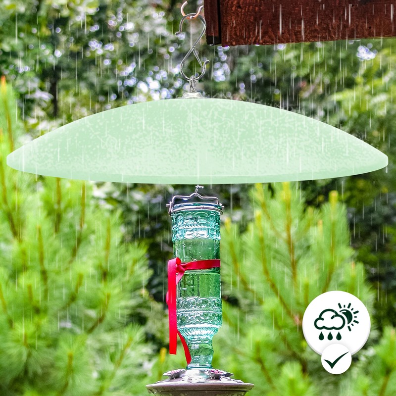 andergi 19.25-Inch Extra Large Squirrel Baffle,Hummingbird Feeder Shade Dome Cover,