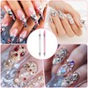Prasacco 2 Packs Rhinestone Picker Tool Set, Rhinestone Picker Dotting