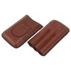 3 Finger Cigar Case Artificial Leather Soft Anti Fade Breathable