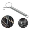 ZRM&E 2pcs 115mm Multifunctional Cage Door Spring Hook Metal Finger