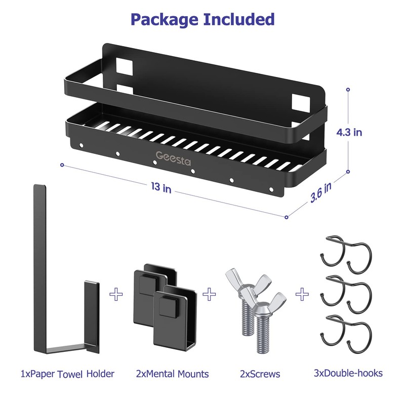 Geesta Upgraded Griddle Caddy for 28"/36" Blackstone Griddles, BBQ Accessories