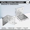 OMIdeas 15 x Angle Brackets (40 x 40 x 40)