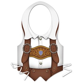 Beistle Plastic Oktoberfest Vest, Full Size