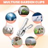 100 Pcs Garden Clips, Stainless Steel Greenhouse Clamps Heavy Duty