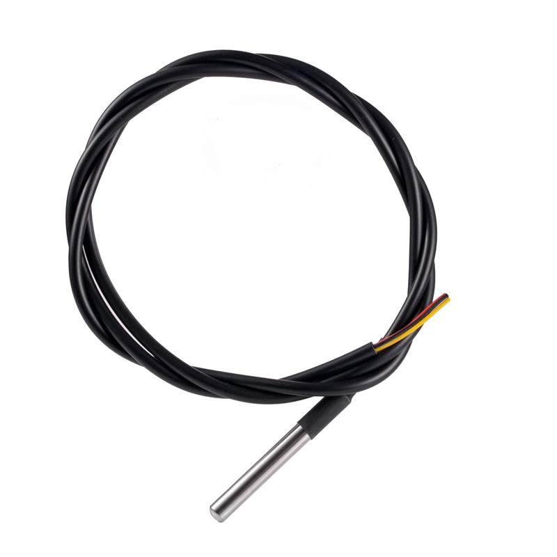 Eowpower 10 Pieces Stainless Steel DS18B20 Temperature Sensors Digital Temp