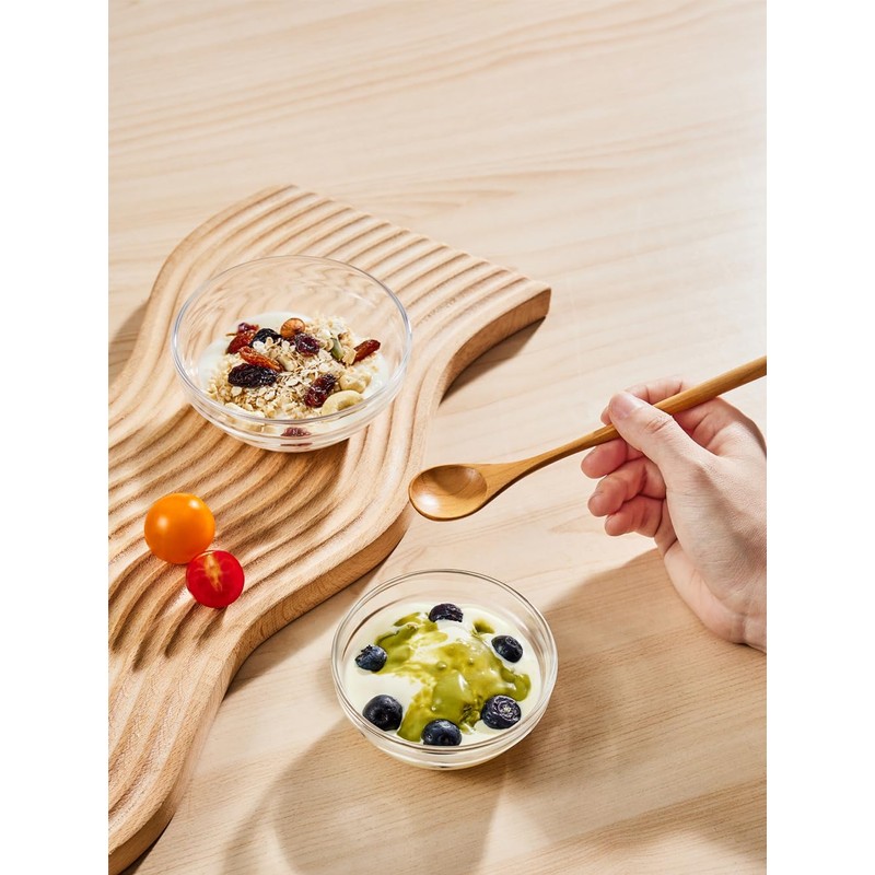 Sweejar 4.5 inch Small Glass Bowls Set, 12 oz Prep