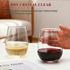Datttcc 12 pack Stemless Wine Glasses,wine glasses set of 12,16oz