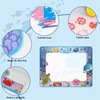 HIHALO Tapete mágico Infantil,Pizarra mágica Infantil,Pintar con Agua,100×80cm tapete para