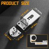 Slidng Door Lock, 90 Degree Door Hasp Latch Lock, Stainless
