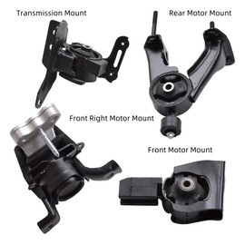 Engine Motor and Transmission Mount Kit Fit for Toyota Corolla 2014-2019 1.8L CVT Replaces EMT9875, EMT9449, EMT9400, EMT10109 Set of 4