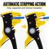 Bomurph 6.7-Inch Automatic Wire Stripper and Cutter, Adjustable 0.5-6mm Cable