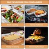 HOMESHOPA Rectangular Roasting Tray, 2 Pack Disposable Aluminium Foil Trays,