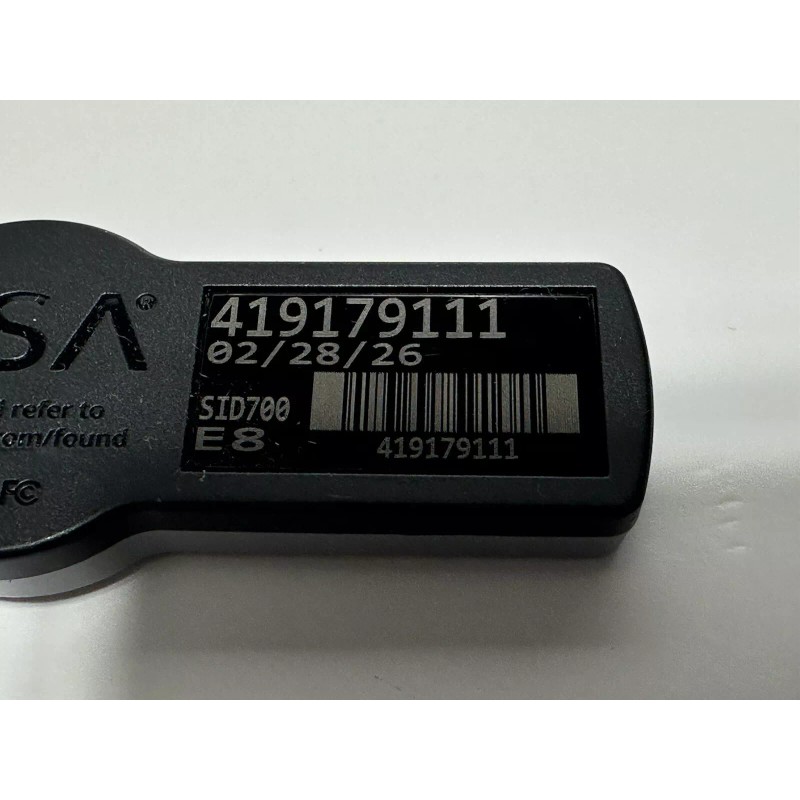 RSA SecurID Token Model SID700 E8 Expiration 02/28/26