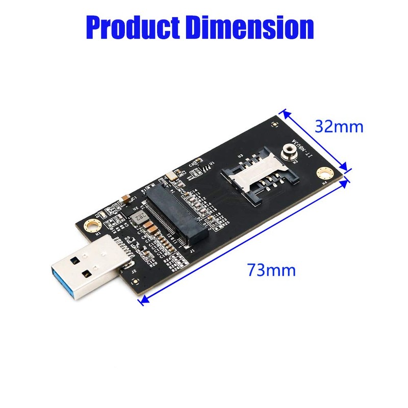 LeHang NGFF (M.2) Key B to USB 3.0 Adapter with