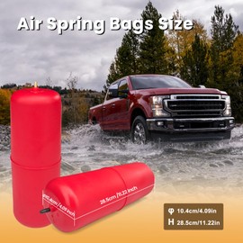 MILLISEC Front Air Spring Bags Suspension Kit Compatible with 2005-2019 Ford F-250, F-350 and F-450 Car Air Springs OEM Replaces# 80537
