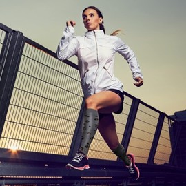 DRESHOW Compression Socks for Men and Women, Compression Socks for Sports, Running, Flight Travel, Cycling