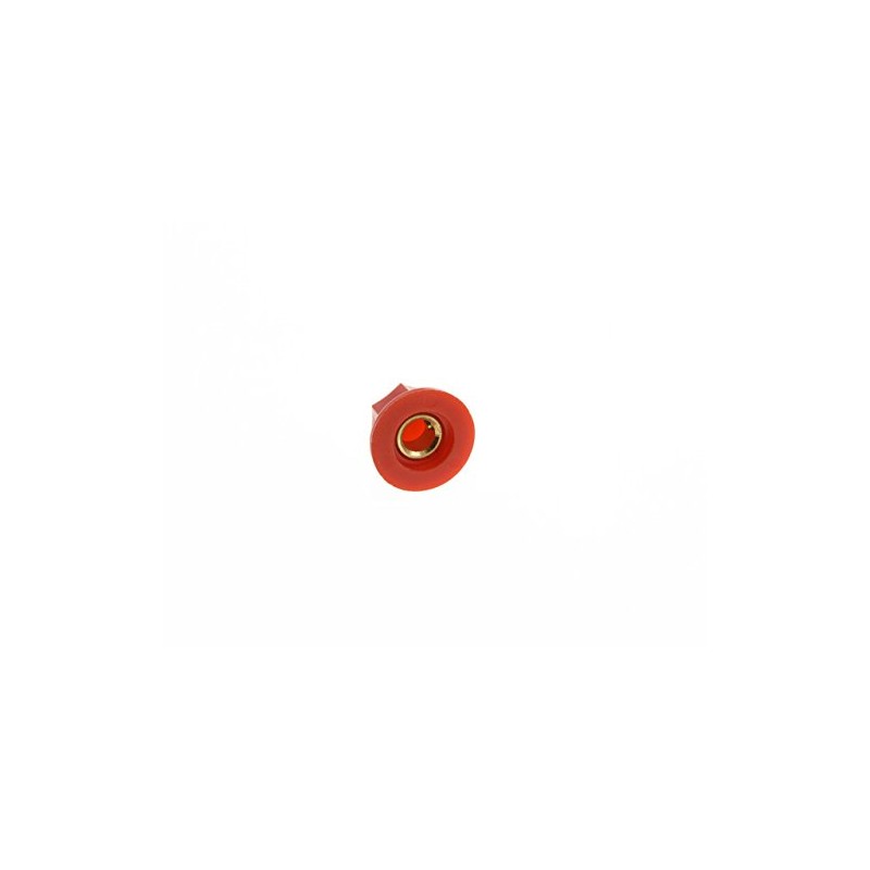 KAISH 10pcs Red Mini MXR Style Skirted AMP Knob Brass