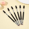 Eyeliner Eyebrow Brush Eyelash Spoolie Brush 6ea