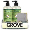 Clean Day Organic Iowa Pine Scent Liquid Hand Soap 12.5 oz Bundle with Microfiber Cloth - Gentle Hand Soap with Essential Oils & Aloe Vera - (3 Items)