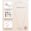 Women's Infinity Heart Necklace, 925 Sterling Silver, Crystal Chains Pendant