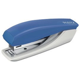 Leitz NeXXt Recycle Mini Stapler, 10 Sheets, Compact & Pocket Sized, with Staple Remover, Steel & Recycled Plastic, 100% Recyclable, Eco Friendly, Recycle Range, Blue, 56170035