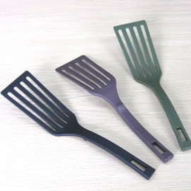 Nagao SIMPLY Kitchen Tool Set, Turner, Ladle, Spatula, Green, Made in Japan