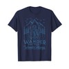 Wander Often, Wander Always Hiker Backpack Mountains T-Shirt